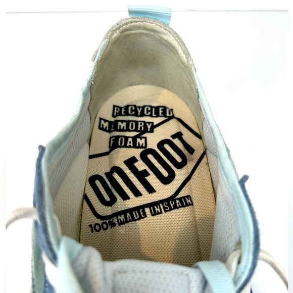 On Foot Spain 955 Sneakers, Size 6, leather & textile lace up, NEW - Picture 6 of 9